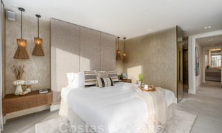 Prête à emménager ! Maison mitoyenne contemporaine rénovée à vendre avec vue sur la mer, à La Quinta à Benahavis - Marbella 49468 