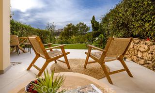 Prête à emménager ! Maison mitoyenne contemporaine rénovée à vendre avec vue sur la mer, à La Quinta à Benahavis - Marbella 49483 