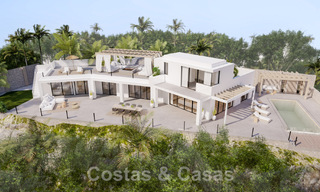 Villa contemporaine et moderne à vendre, située sur les collines d'Elviria, à l'est du centre de Marbella 48045 