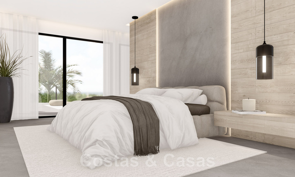Villa contemporaine et moderne à vendre, située sur les collines d'Elviria, à l'est du centre de Marbella 48046