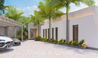 Villa contemporaine et moderne à vendre, située sur les collines d'Elviria, à l'est du centre de Marbella 48050 