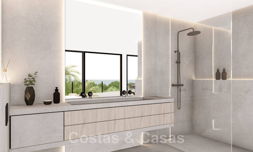 Villa contemporaine et moderne à vendre, située sur les collines d'Elviria, à l'est du centre de Marbella 48053