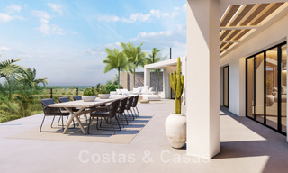 Villa contemporaine et moderne à vendre, située sur les collines d'Elviria, à l'est du centre de Marbella 48054 