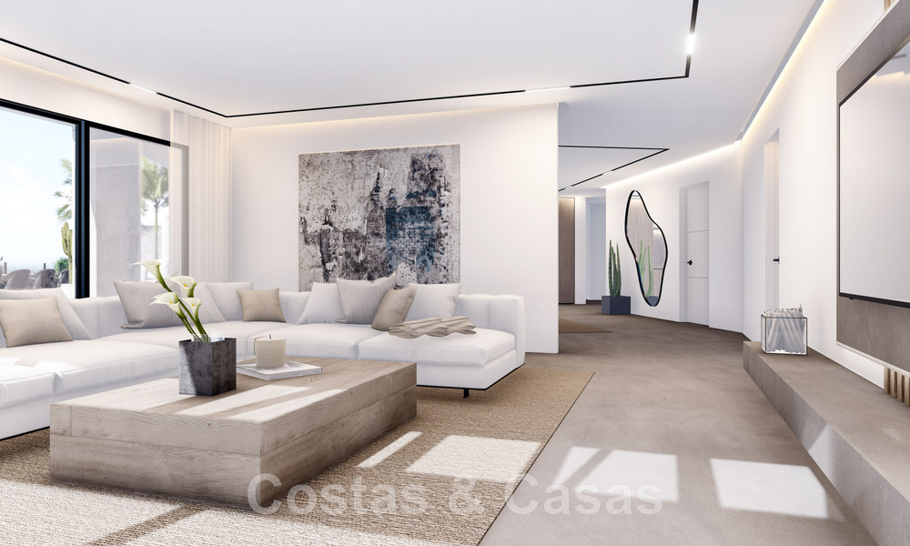 Villa contemporaine et moderne à vendre, située sur les collines d'Elviria, à l'est du centre de Marbella 48057