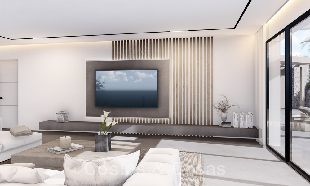 Villa contemporaine et moderne à vendre, située sur les collines d'Elviria, à l'est du centre de Marbella 48058