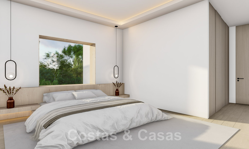 Villa espagnole de luxe entièrement rénovée à vendre dans une urbanisation privilégiée proche de terrains de golf à Marbella - Benahavis 48087