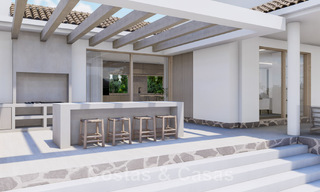 Villa espagnole de luxe entièrement rénovée à vendre dans une urbanisation privilégiée proche de terrains de golf à Marbella - Benahavis 48099 