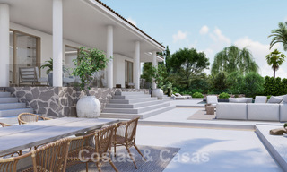 Villa espagnole de luxe entièrement rénovée à vendre dans une urbanisation privilégiée proche de terrains de golf à Marbella - Benahavis 48100 
