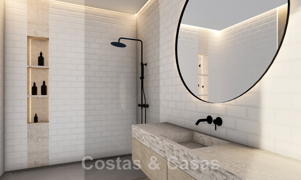 Villa espagnole de luxe entièrement rénovée à vendre dans une urbanisation privilégiée proche de terrains de golf à Marbella - Benahavis 48102