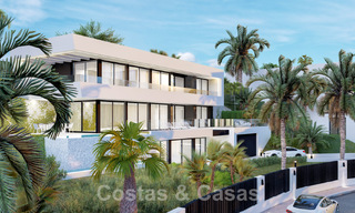 Nouveau! 2 villas de luxe modernistes à vendre dans une zone verte, avec vue panoramique sur la mer à l'est du centre de Marbella 48104 