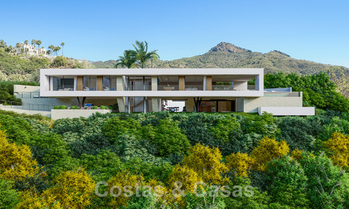 Villa de luxe de classe mondiale à vendre avec vue panoramique sur la mer dans les collines de Benahavis - Marbella 48504