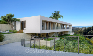 Villa de luxe de classe mondiale à vendre avec vue panoramique sur la mer dans les collines de Benahavis - Marbella 48505 