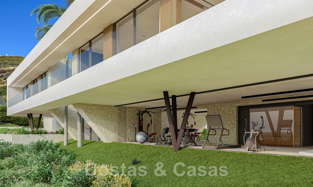 Villa de luxe de classe mondiale à vendre avec vue panoramique sur la mer dans les collines de Benahavis - Marbella 48507