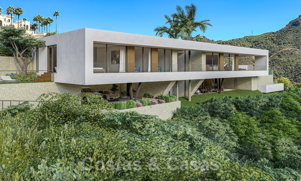 Villa de luxe de classe mondiale à vendre avec vue panoramique sur la mer dans les collines de Benahavis - Marbella 48509