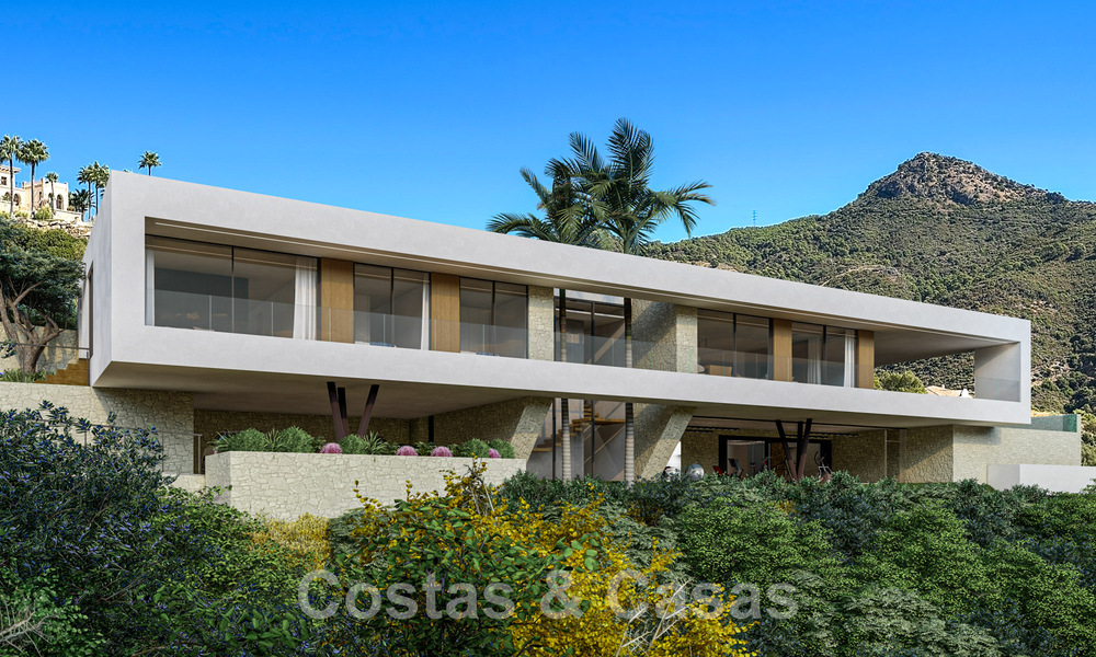 Villa de luxe de classe mondiale à vendre avec vue panoramique sur la mer dans les collines de Benahavis - Marbella 48510