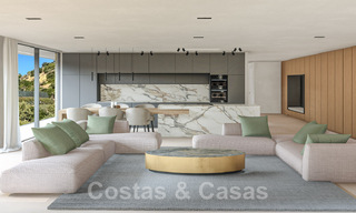 Villa de luxe de classe mondiale à vendre avec vue panoramique sur la mer dans les collines de Benahavis - Marbella 48511 
