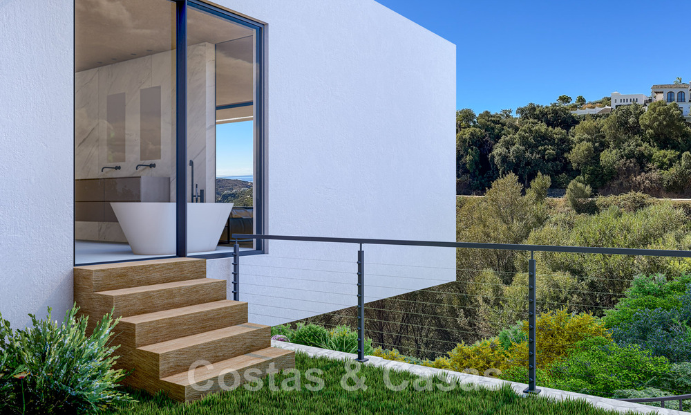 Villa de luxe de classe mondiale à vendre avec vue panoramique sur la mer dans les collines de Benahavis - Marbella 48512