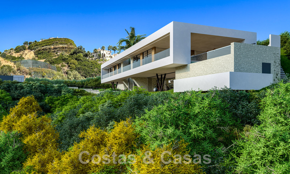 Villa de luxe de classe mondiale à vendre avec vue panoramique sur la mer dans les collines de Benahavis - Marbella 48513
