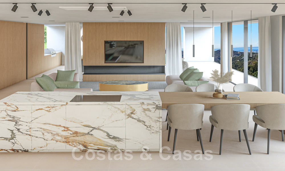 Villa de luxe de classe mondiale à vendre avec vue panoramique sur la mer dans les collines de Benahavis - Marbella 48516