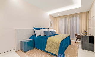 Penthouse moderne et ultra-luxueux à vendre, prêt à emménager, en première ligne de plage, avec vue sur la mer, entre Marbella et Estepona 48255 
