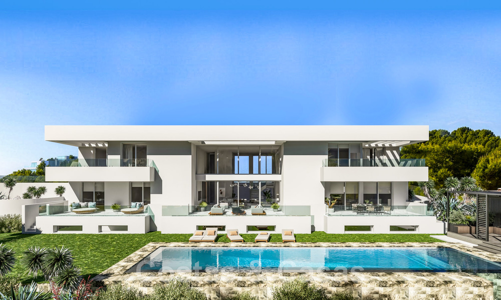 2 Nouvelles villas design écoénergétiques à vendre, à proximité des terrains de golf, à Benahavis - Marbella 48804