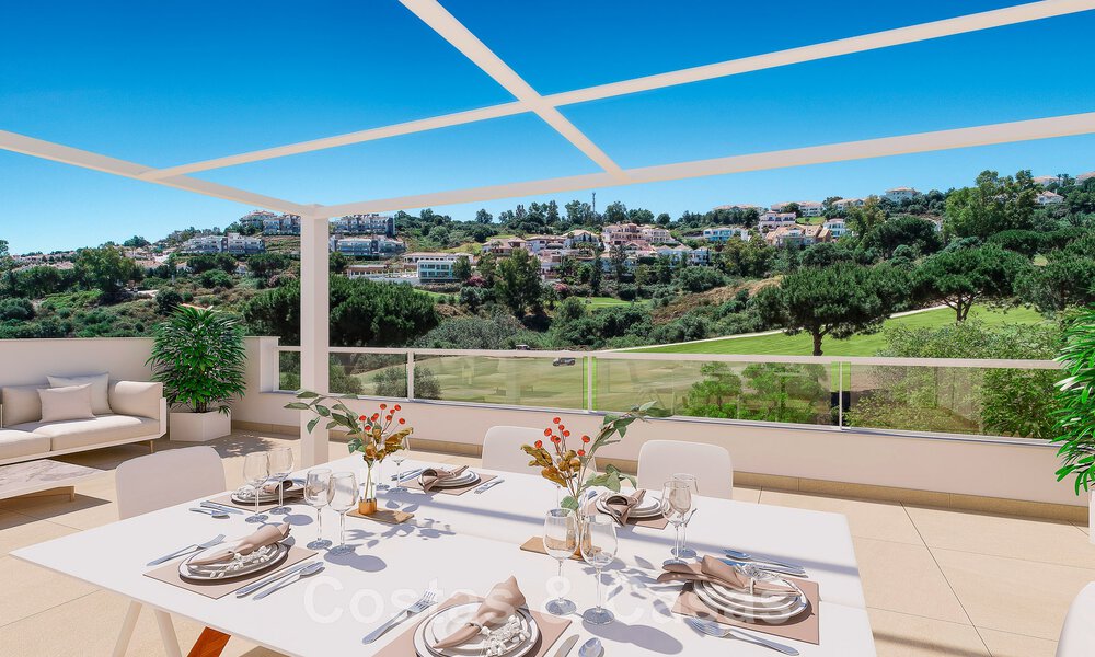 Appartements de golf modernes à vendre dans un complexe de golf exclusif à Mijas, Costa del Sol 49179