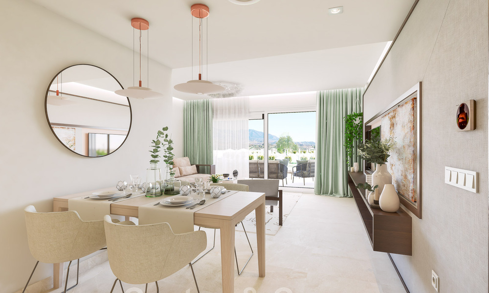 Appartements de golf modernes à vendre dans un complexe de golf exclusif à Mijas, Costa del Sol 49186
