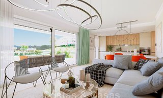 Appartements de golf modernes à vendre dans un complexe de golf exclusif à Mijas, Costa del Sol 49190 