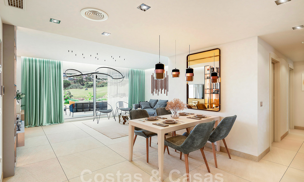 Appartements de golf modernes à vendre dans un complexe de golf exclusif à Mijas, Costa del Sol 49195