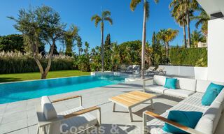 Villa de style moderne rénovée à vendre au cœur de la vallée du golf de Nueva Andalucia, Marbella 49095 