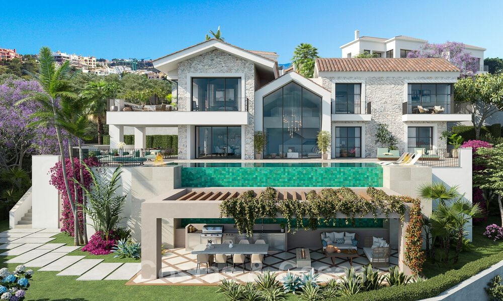 Villa méditerranéenne de luxe à vendre avec vue sur la mer dans la prestigieuse communauté fermée de La Quinta à Benahavis - Marbella 49229