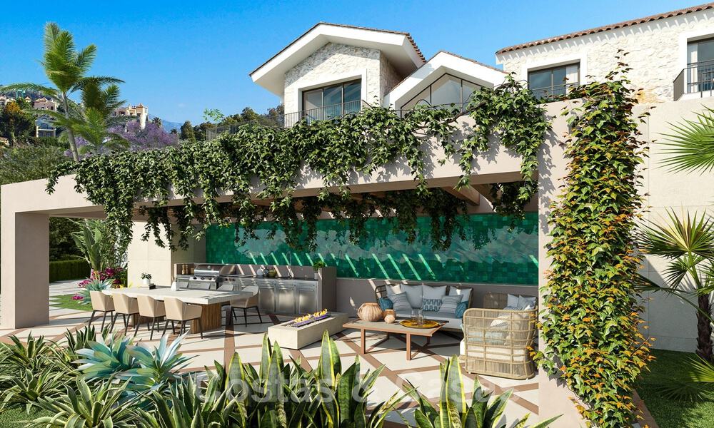 Villa méditerranéenne de luxe à vendre avec vue sur la mer dans la prestigieuse communauté fermée de La Quinta à Benahavis - Marbella 49231