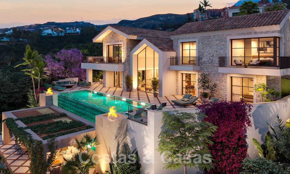 Villa méditerranéenne de luxe à vendre avec vue sur la mer dans la prestigieuse communauté fermée de La Quinta à Benahavis - Marbella 49232