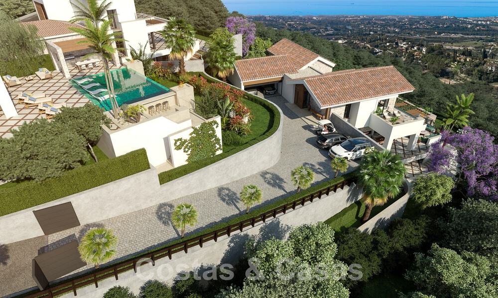 Villa méditerranéenne de luxe à vendre avec vue sur la mer dans la prestigieuse communauté fermée de La Quinta à Benahavis - Marbella 49234