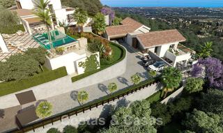 Villa méditerranéenne de luxe à vendre avec vue sur la mer dans la prestigieuse communauté fermée de La Quinta à Benahavis - Marbella 49234 