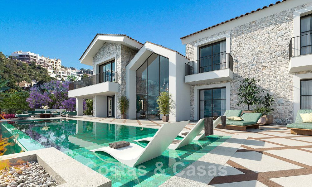 Villa méditerranéenne de luxe à vendre avec vue sur la mer dans la prestigieuse communauté fermée de La Quinta à Benahavis - Marbella 49235