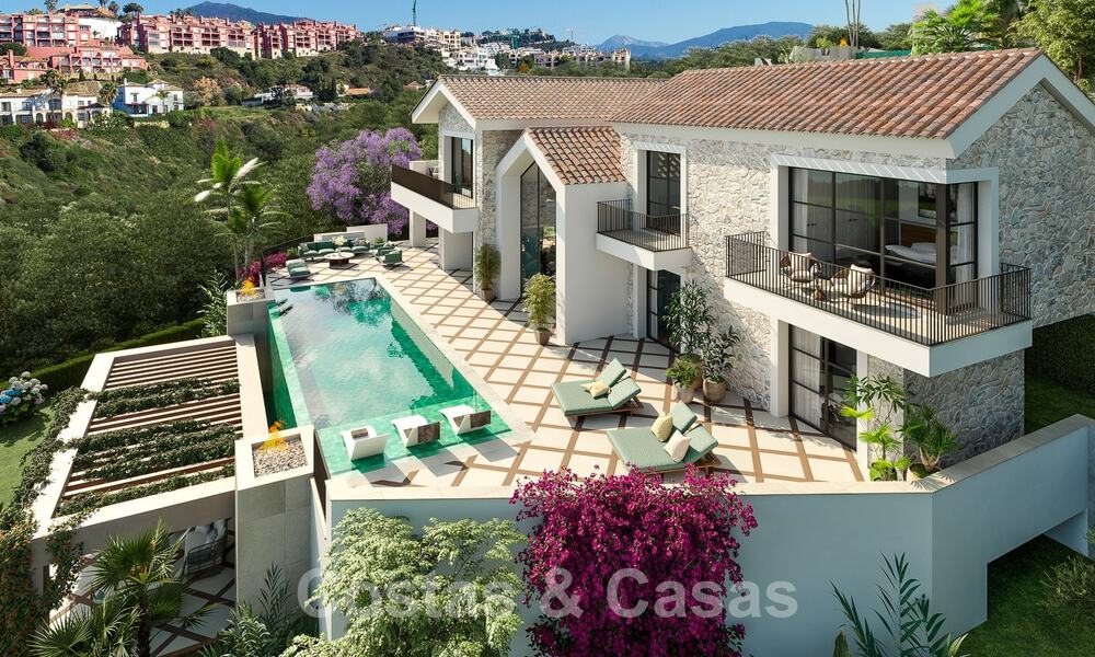 Villa méditerranéenne de luxe à vendre avec vue sur la mer dans la prestigieuse communauté fermée de La Quinta à Benahavis - Marbella 49237