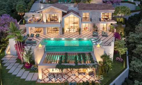 Villa méditerranéenne de luxe à vendre avec vue sur la mer dans la prestigieuse communauté fermée de La Quinta à Benahavis - Marbella 49243