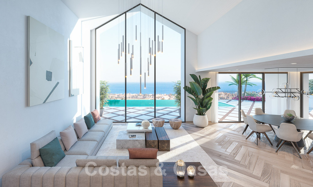 Villa méditerranéenne de luxe à vendre avec vue sur la mer dans la prestigieuse communauté fermée de La Quinta à Benahavis - Marbella 49246