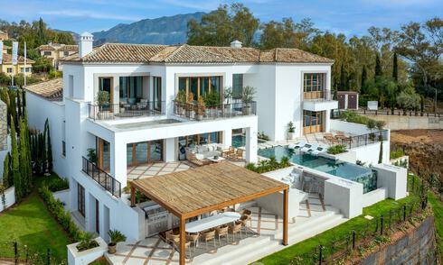 Spacieuse villa de luxe à vendre avec vue imprenable sur la mer dans une communauté fermée de premier plan à La Quinta à Benahavis - Marbella 63156