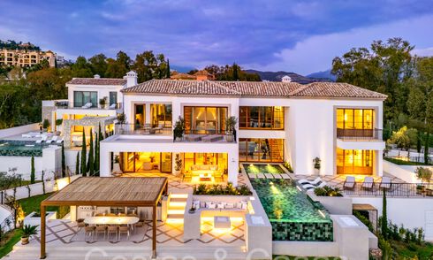 Spacieuse villa de luxe à vendre avec vue imprenable sur la mer dans une communauté fermée de premier plan à La Quinta à Benahavis - Marbella 63876