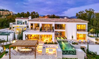 Spacieuse villa de luxe à vendre avec vue imprenable sur la mer dans une communauté fermée de premier plan à La Quinta à Benahavis - Marbella 63876 