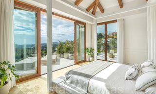 Spacieuse villa de luxe à vendre avec vue imprenable sur la mer dans une communauté fermée de premier plan à La Quinta à Benahavis - Marbella 63877 