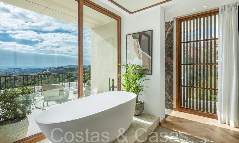 Spacieuse villa de luxe à vendre avec vue imprenable sur la mer dans une communauté fermée de premier plan à La Quinta à Benahavis - Marbella 63879