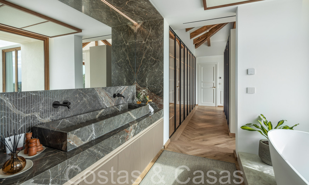 Spacieuse villa de luxe à vendre avec vue imprenable sur la mer dans une communauté fermée de premier plan à La Quinta à Benahavis - Marbella 63880