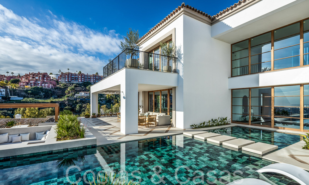 Spacieuse villa de luxe à vendre avec vue imprenable sur la mer dans une communauté fermée de premier plan à La Quinta à Benahavis - Marbella 63890