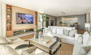 Spacieuse villa de luxe à vendre avec vue imprenable sur la mer dans une communauté fermée de premier plan à La Quinta à Benahavis - Marbella 63893 