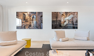 Appartement moderne rénové à vendre, avec vue sur la mer, dans un complexe fermé situé sur le nouveau Golden Mile, entre Marbella et Estepona 49531 