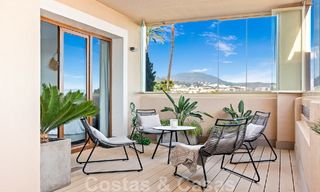Appartement moderne rénové à vendre, avec vue sur la mer, dans un complexe fermé situé sur le nouveau Golden Mile, entre Marbella et Estepona 49534 