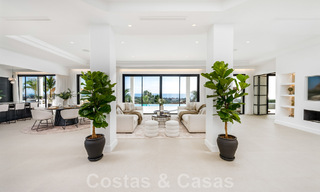 Villa design exclusive avec vue panoramique sur la mer à vendre dans un resort de golf cinq étoiles à Marbella - Benahavis 48826 